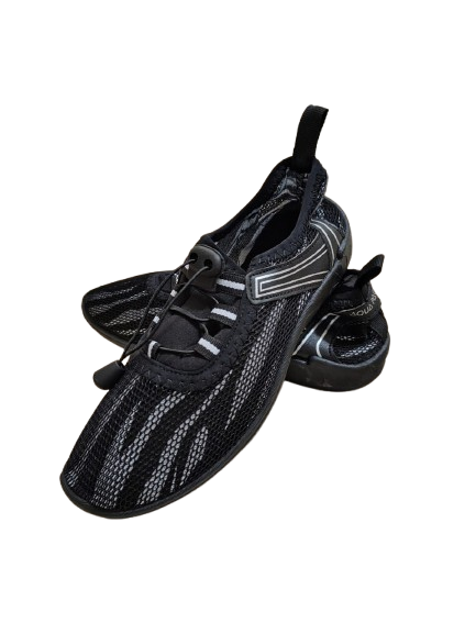 Zapato Agua Tenis Negro Gris