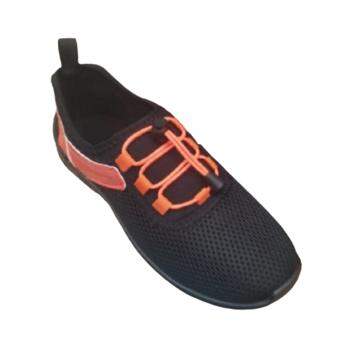 Zapato Agua Tenis Negro Naranja